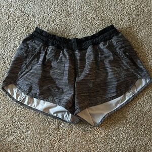 Black and Grey Lululemon Shorts